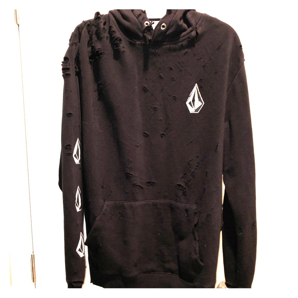 VOLCOM Men’s Limited Release Distressed Hoodie EUC